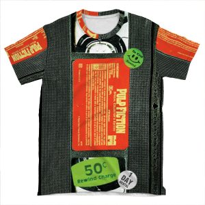 Pulp Vhs Fiction AOP T-shirt Tee