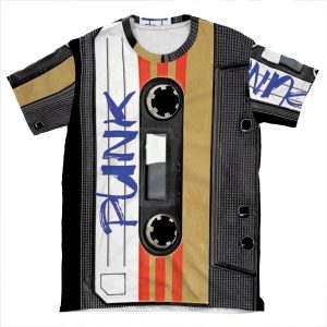 Punk Music Tape AOP T-shirt Tee