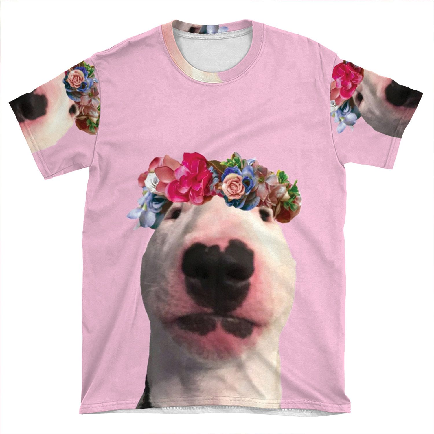 '@Puppernelson: Flower Child AOP T-shirt Tee