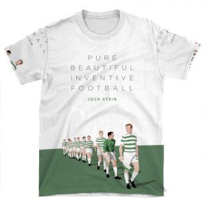 Pure Beautiful Inventive Football - Lisbon Lions AOP T-shirt Tee