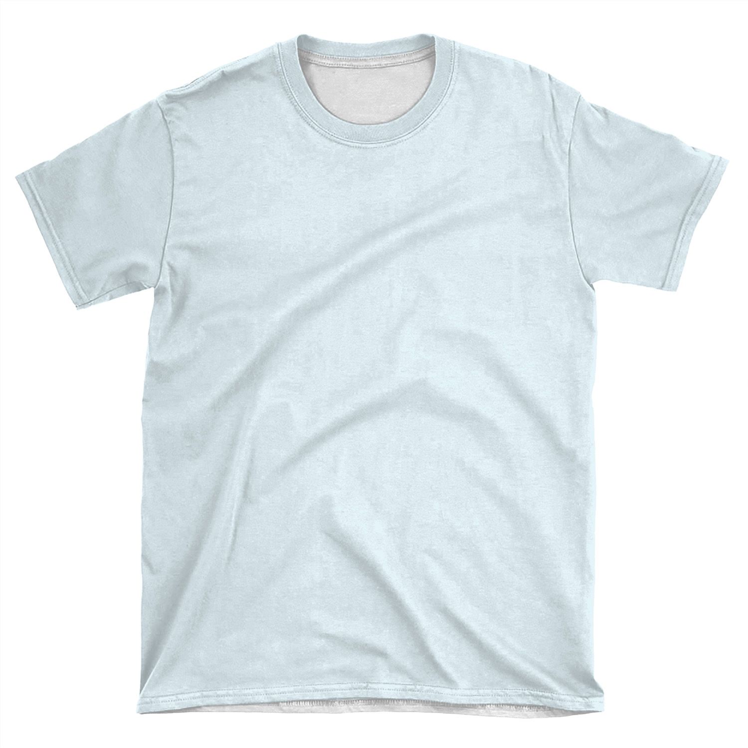 Pure Color-Baby Blue AOP T-shirt Tee