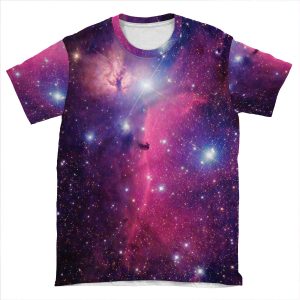 Purple Galaxy AOP T-shirt Tee