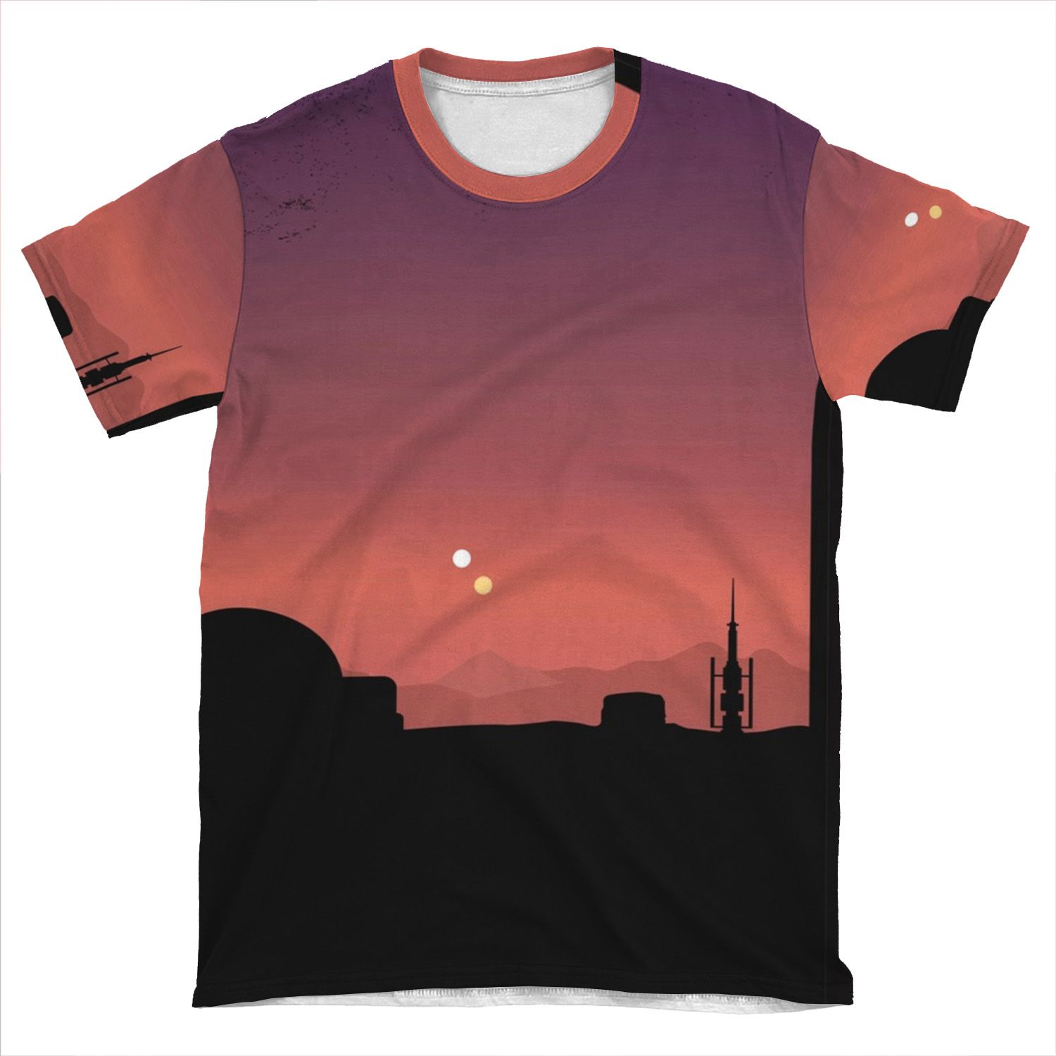 Purple Land AOP T-shirt Tee