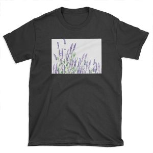 purple lavender horizontal watercolor T-shirt Tee
