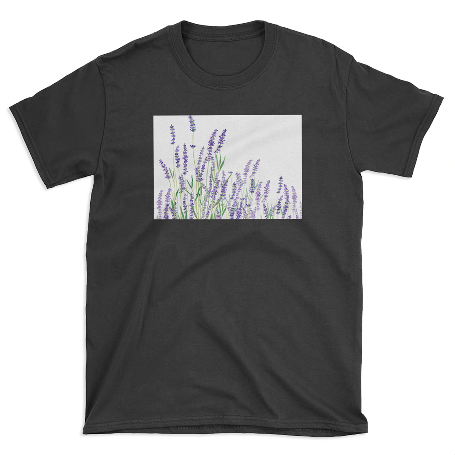 purple lavender horizontal watercolor T-shirt Tee
