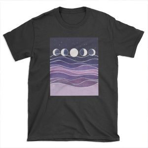 Purple Mountains and Moon T-shirt Tee