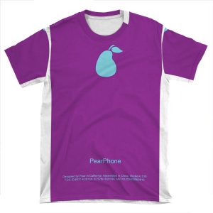 Purple Pearphone AOP T-shirt Tee