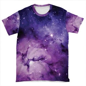Purple Space - Iphone AOP T-shirt Tee