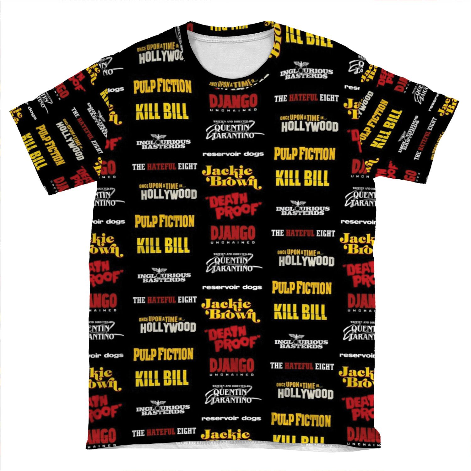 Quentin Tarantino / Filmography AOP T-shirt Tee