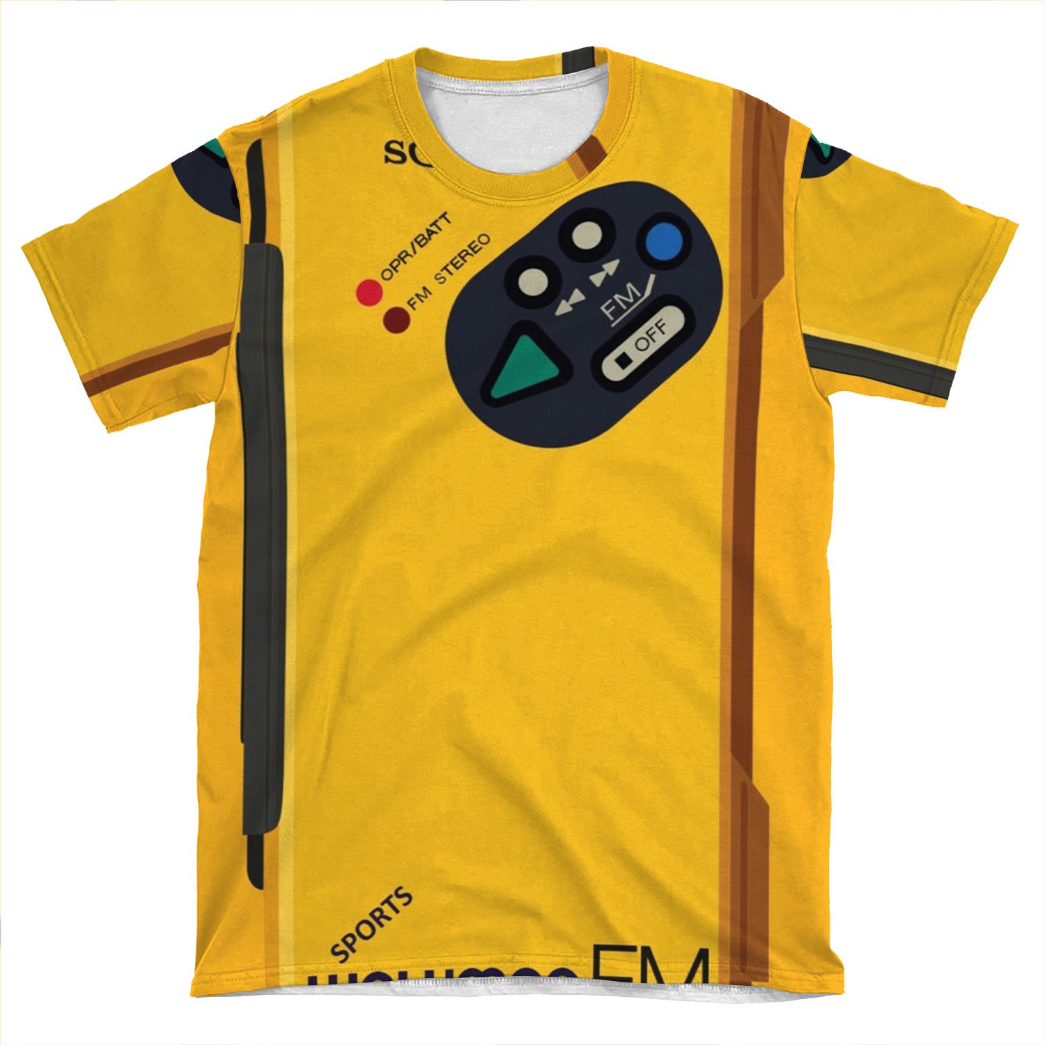 Quicksilver Cosplay Walkman For Iphones AOP T-shirt Tee