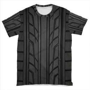 Race Car Tyre Section AOP T-shirt Tee