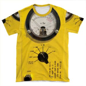 Radioactive Geiger Counter AOP T-shirt Tee