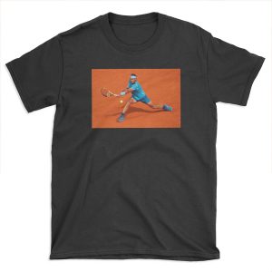Rafael Nadal playing tennis T-shirt Tee