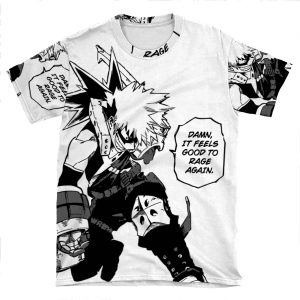 Raging Bakugou AOP T-shirt Tee