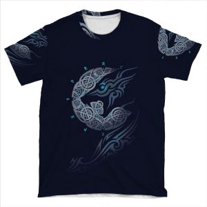 Ragnarok Moon AOP T-shirt Tee