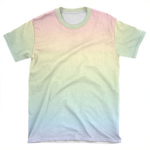Rainbow Ombre AOP T-shirt Tee