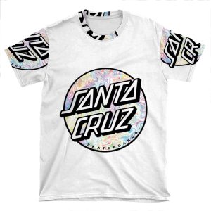 Rainbow Santa Cruz AOP T-shirt Tee