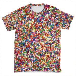 Rainbow Sprinkles AOP T-shirt Tee