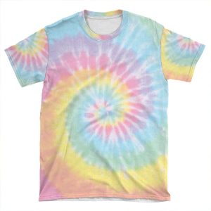 Rainbow Tie Dye AOP T-shirt Tee