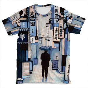 Rainy Day AOP T-shirt Tee