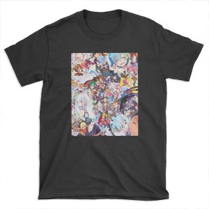Re:Zero all characters T-shirt Tee
