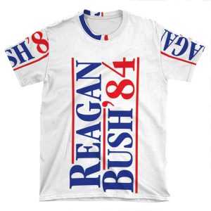 Reagan Bush 84 AOP T-shirt Tee
