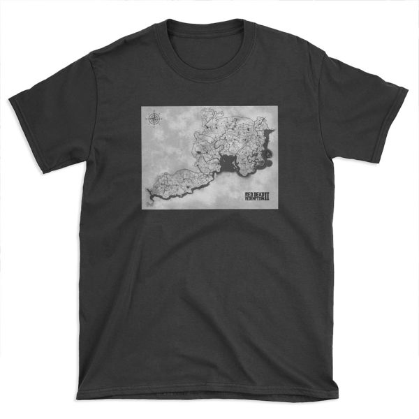 Red Dead Redemption 2 Map T-shirt Tee