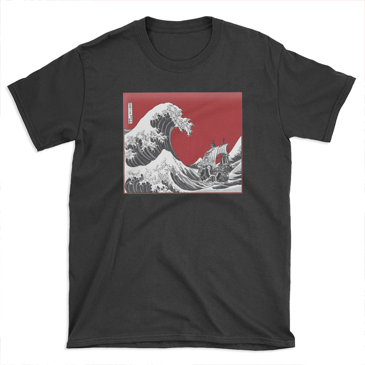 RED The Great Wave T-shirt Tee
