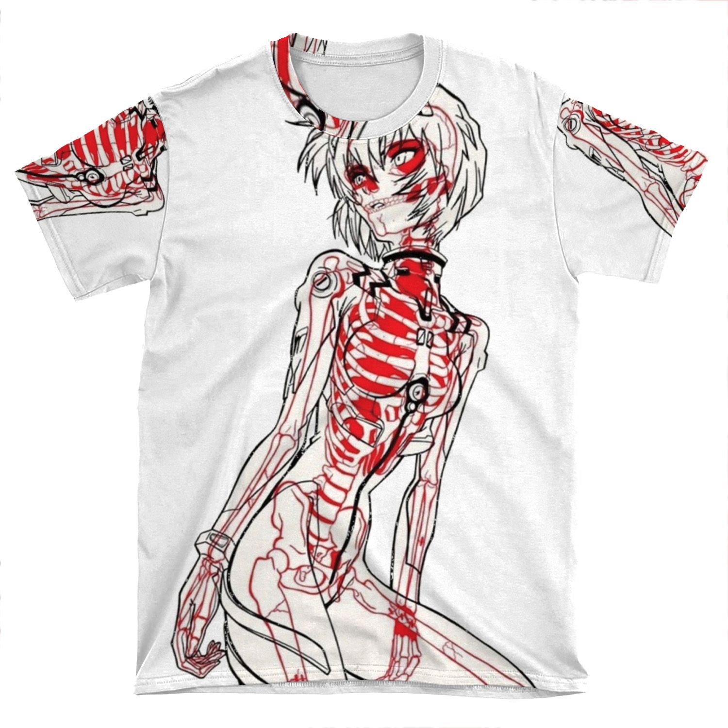 Rei Evangelion X-Ray AOP T-shirt Tee