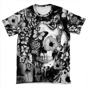 Rem, Illusions Skull AOP T-shirt Tee
