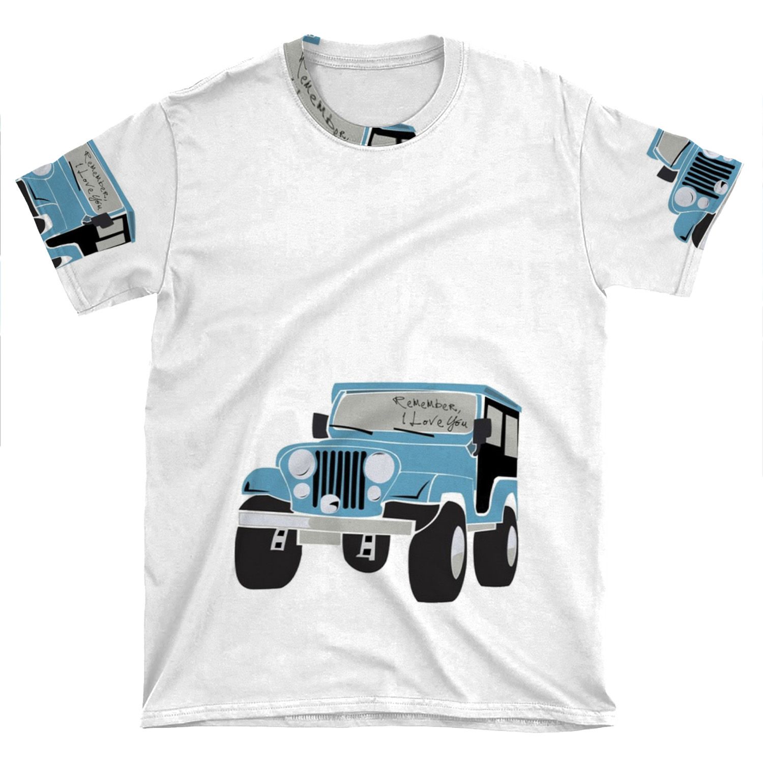 Remember, I Love You AOP T-shirt Tee