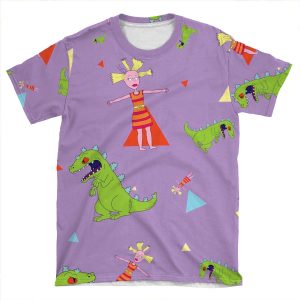 Reptar & Cynthia AOP T-shirt Tee