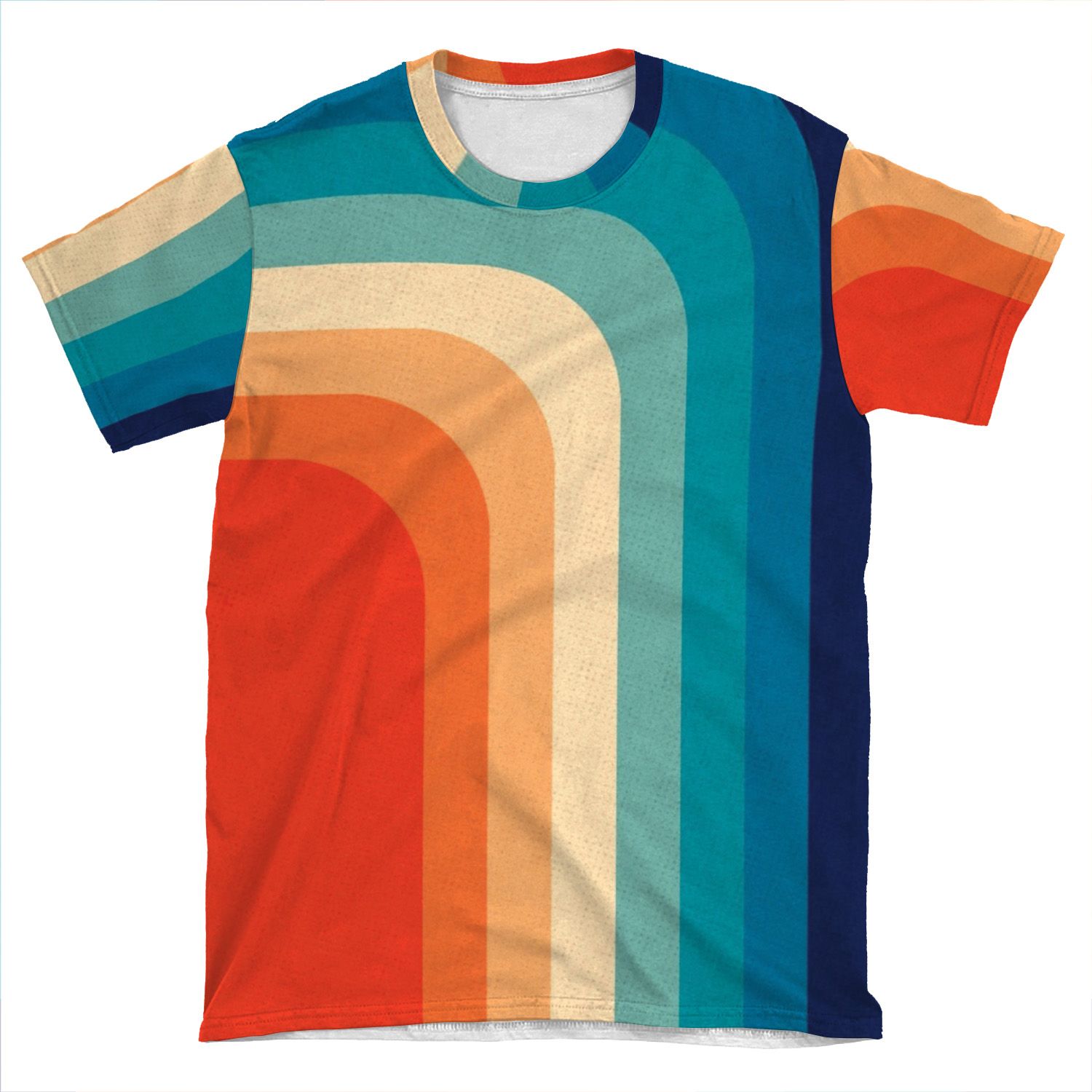 Retro 70S Color Palette Iii AOP T-shirt Tee