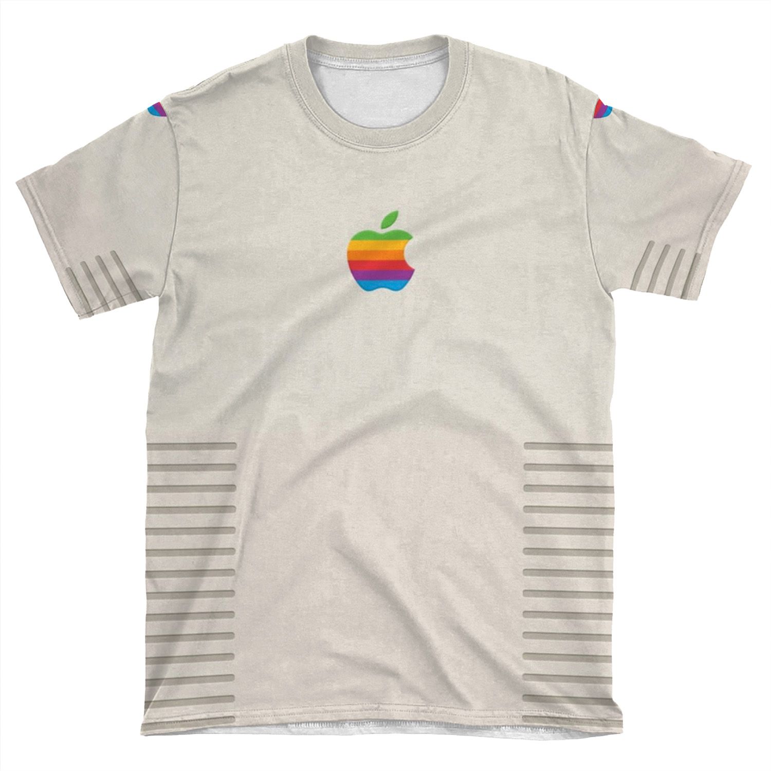 Retro Apple Design AOP T-shirt Tee