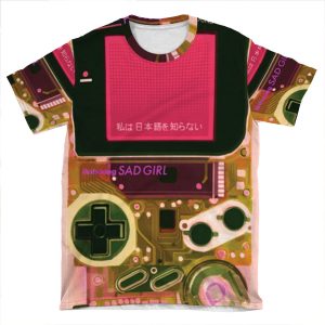 Retro Gameboy - Iphone & Galaxy S AOP T-shirt Tee