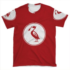 Retro Liverbird AOP T-shirt Tee