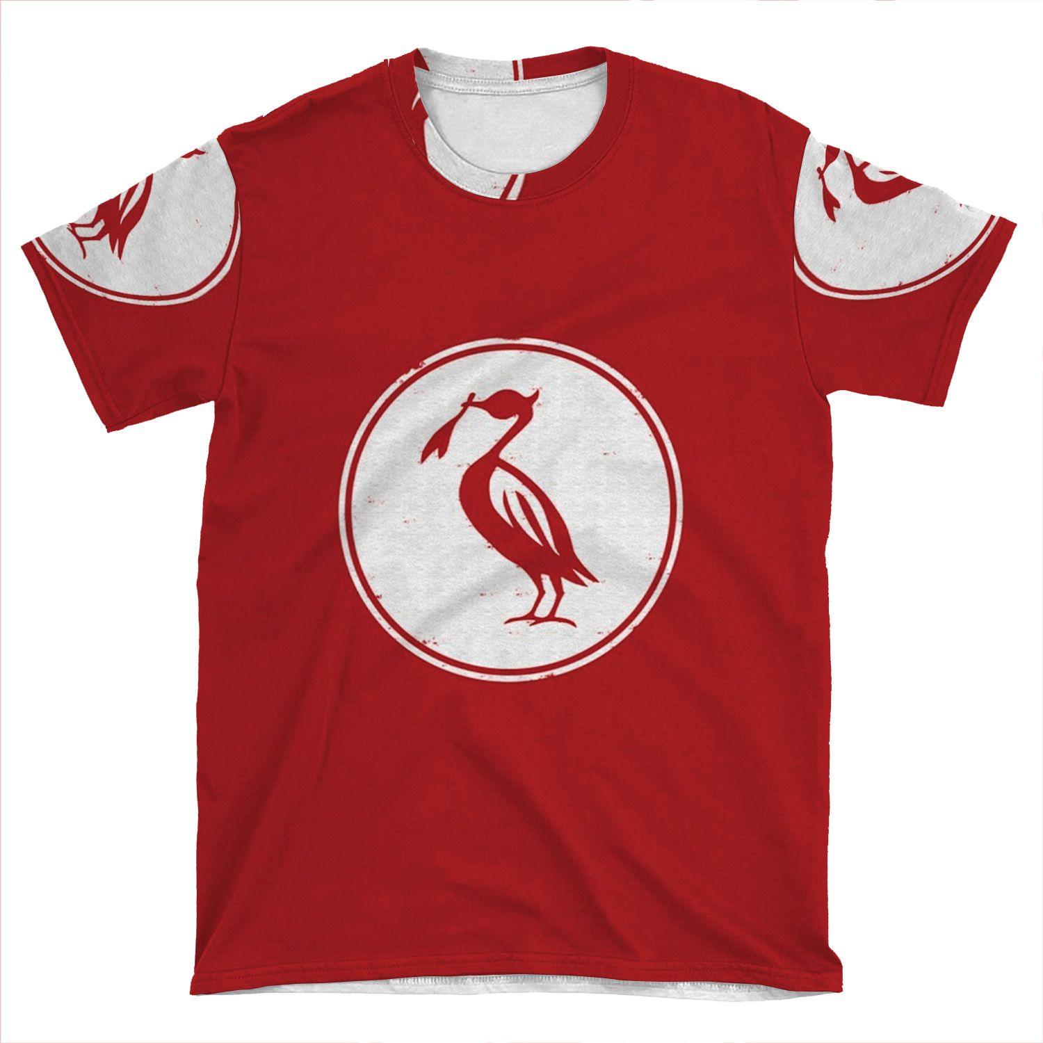 Retro Liverbird AOP T-shirt Tee