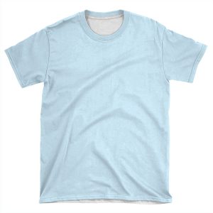 Retro Pastel Blue AOP T-shirt Tee