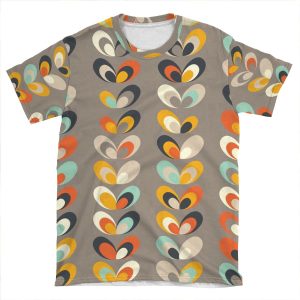 Retro Seasons 06, Autumn Evening AOP T-shirt Tee