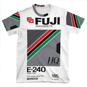 Retro Vhs Tape Vaporwave Aesthetic AOP T-shirt Tee