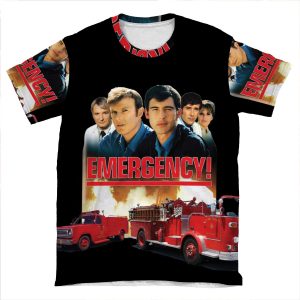 Retro Vintage 70S Medical Drama Emergency! Tribute AOP T-shirt Tee