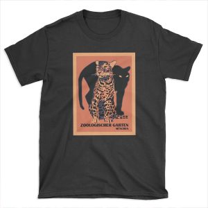 Retro vintage Munich Zoo big cats T-shirt Tee