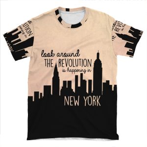 Revolution In Nyc AOP T-shirt Tee