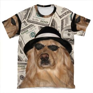 Rich Dog, Doggo #3 AOP T-shirt Tee