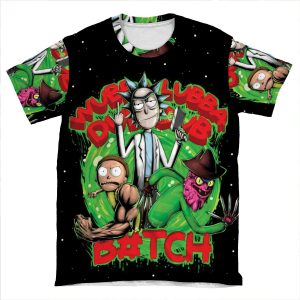 Rick, Morty And Terry AOP T-shirt Tee