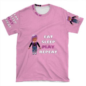 Roblox - Eat Sleep Play Repeat 2 AOP T-shirt Tee