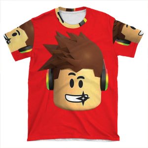 Roblox Face Kids AOP T-shirt Tee