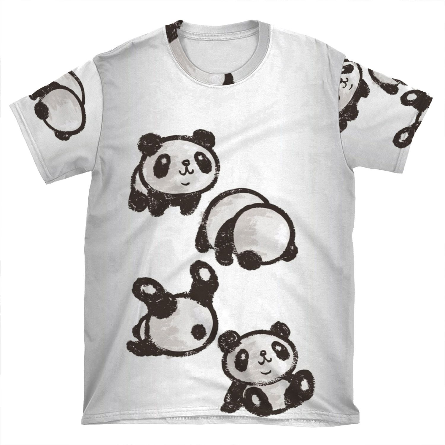 Rolling Panda AOP T-shirt Tee