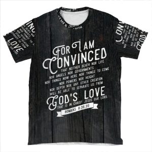 Romans 8:38,39 AOP T-shirt Tee