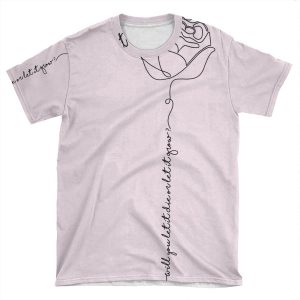 Rosa AOP T-shirt Tee